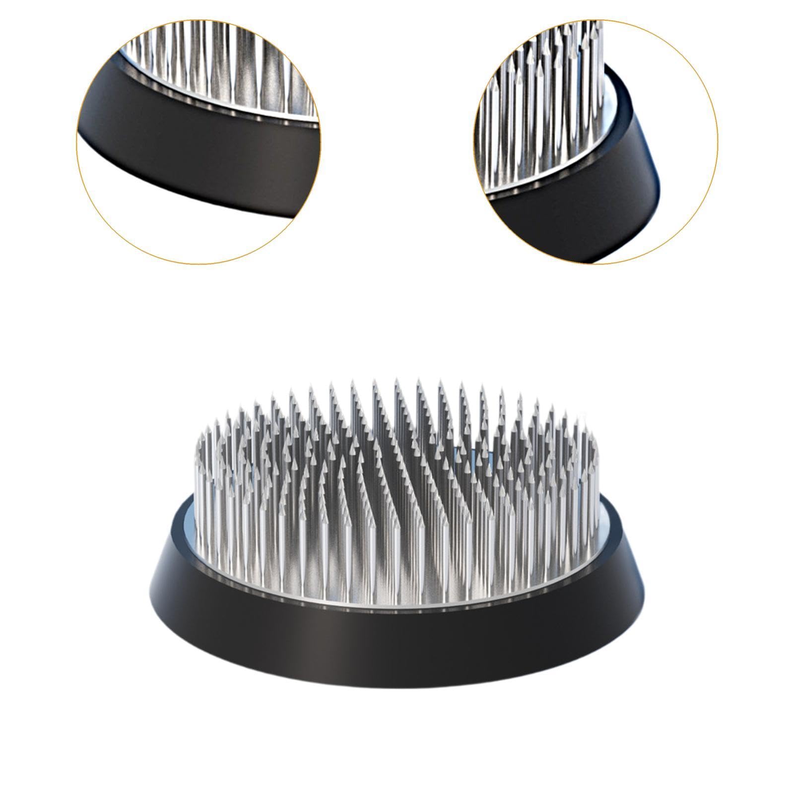 Tachiuwa Pin Frog Floral Plant Fixation Alloy Base Simple Compact, Stem Holder, for Kitchen Bedroom Small Vase Party, Stainless Steel, Diameter7cm