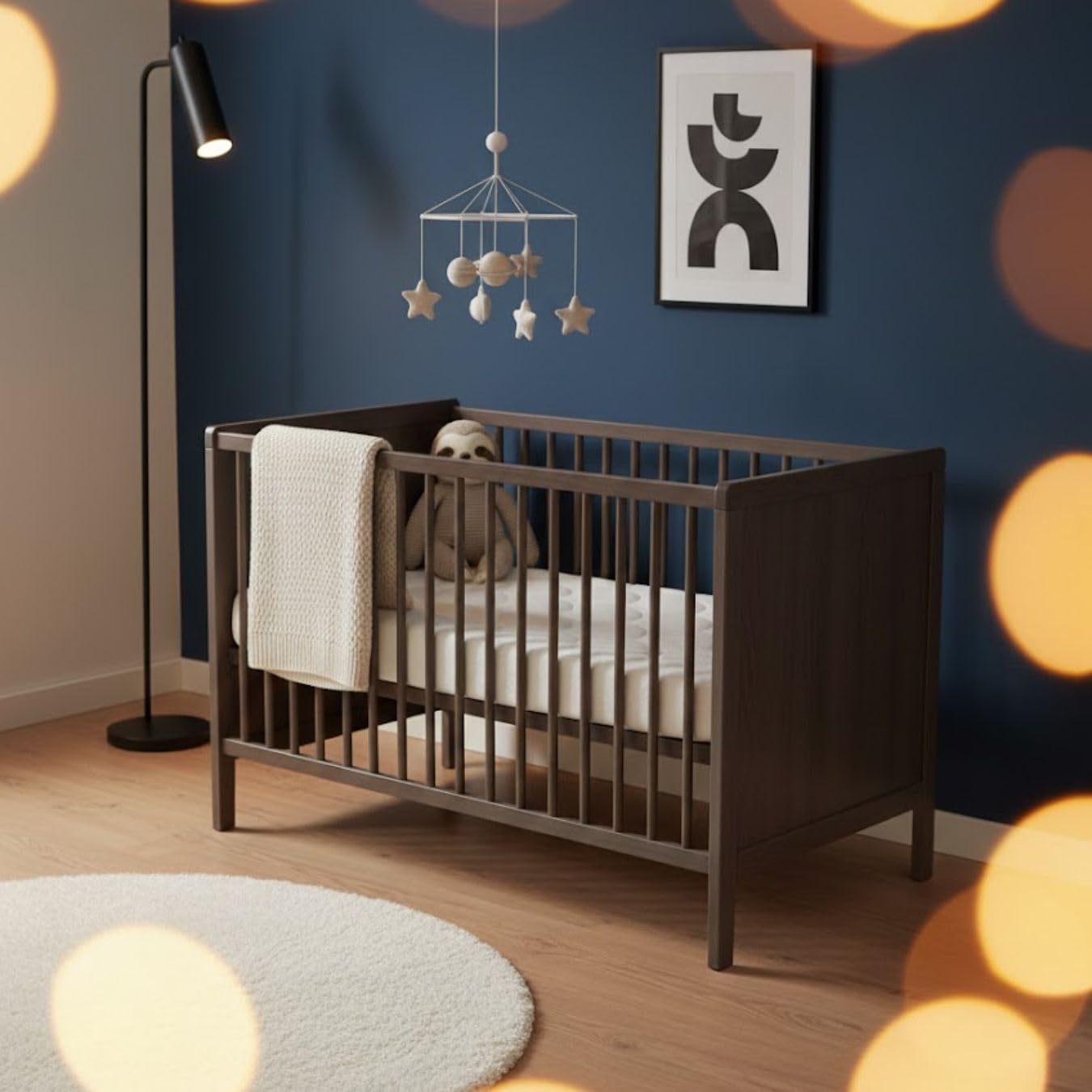 Easy Dort Materac dziecięcy 50x83 cm | Kołyska lub łóżeczko dziecięce | Wyprodukowano we Francji | Antybakteryjny | Lato i Zima | Dwustronny | Bardzo wygodny | Bambusowy Pokrowiec | Oeko tex® | Biały