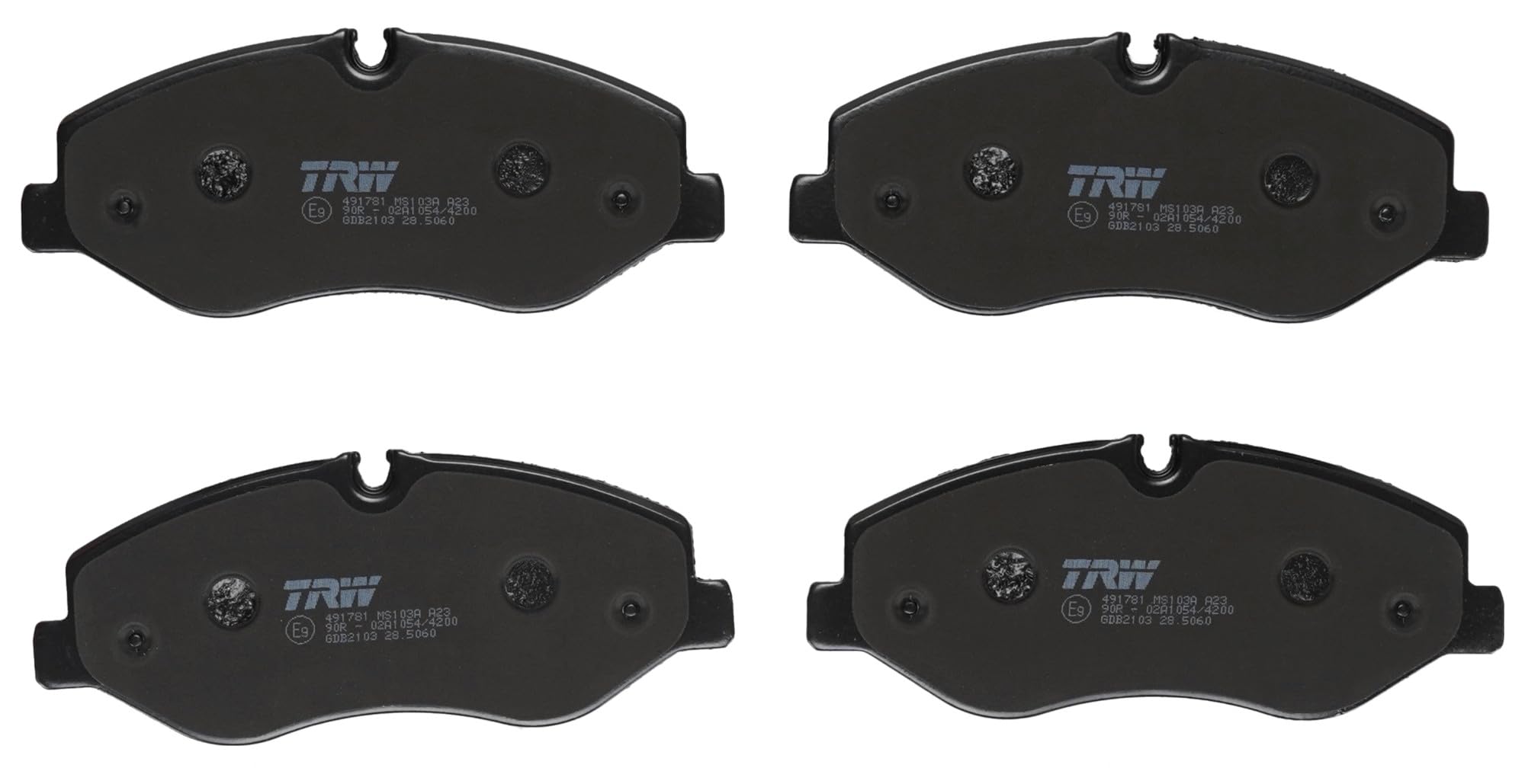 Brake pads GDB2103 TRW for MERCEDES-BENZ V-CLASS VITO Van VITO Dualiner