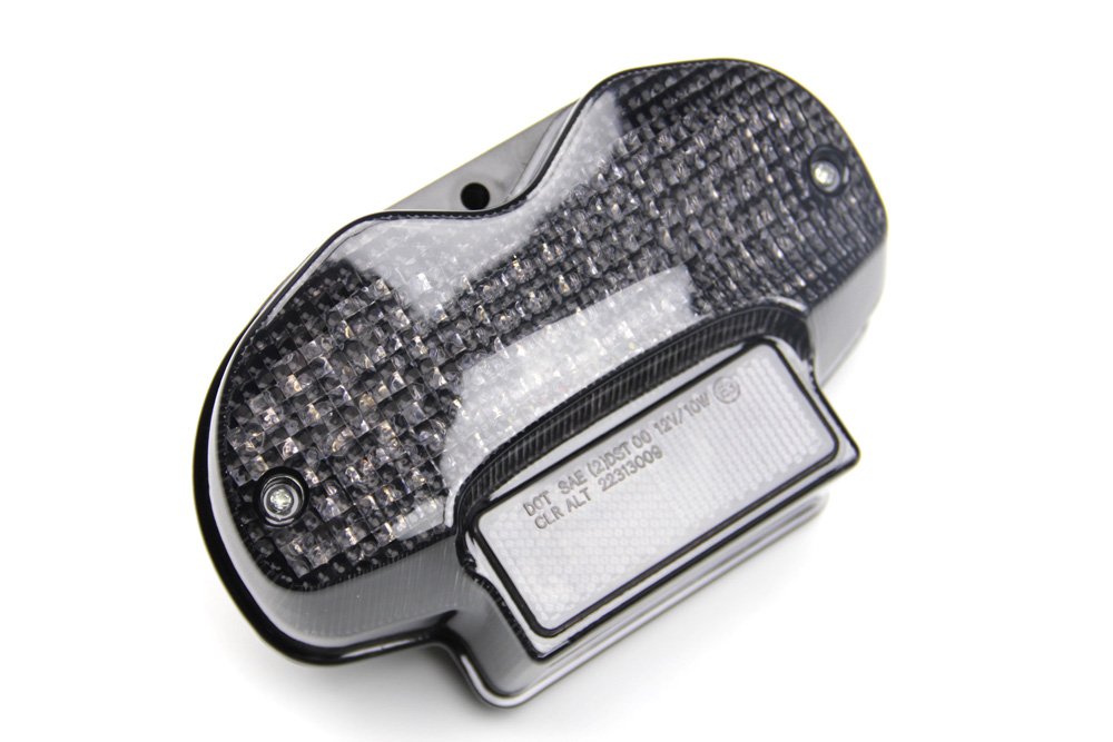 AVDB-moto Feu Stop Led Clignotants Intégrés compatible avec GSF Bandit 600 1200 2000-2005 (Teinté)