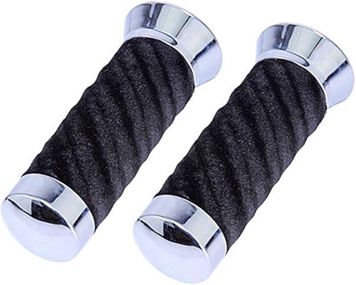 Alta Swirl - Empuñaduras de terciopelo para bicicleta con cubierta de cromo disponible en Yaxa Colombia