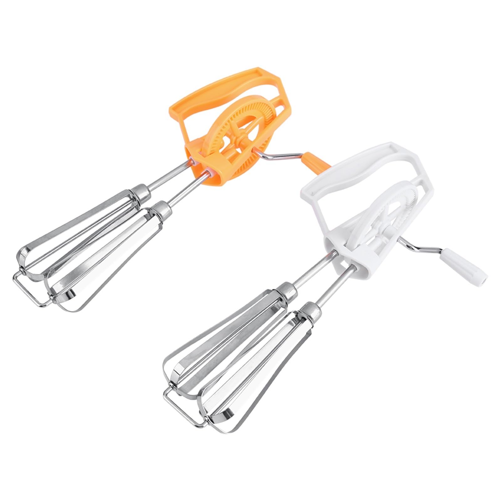 Batidor de huevos de mano de acero inoxidable, herramienta de cocina