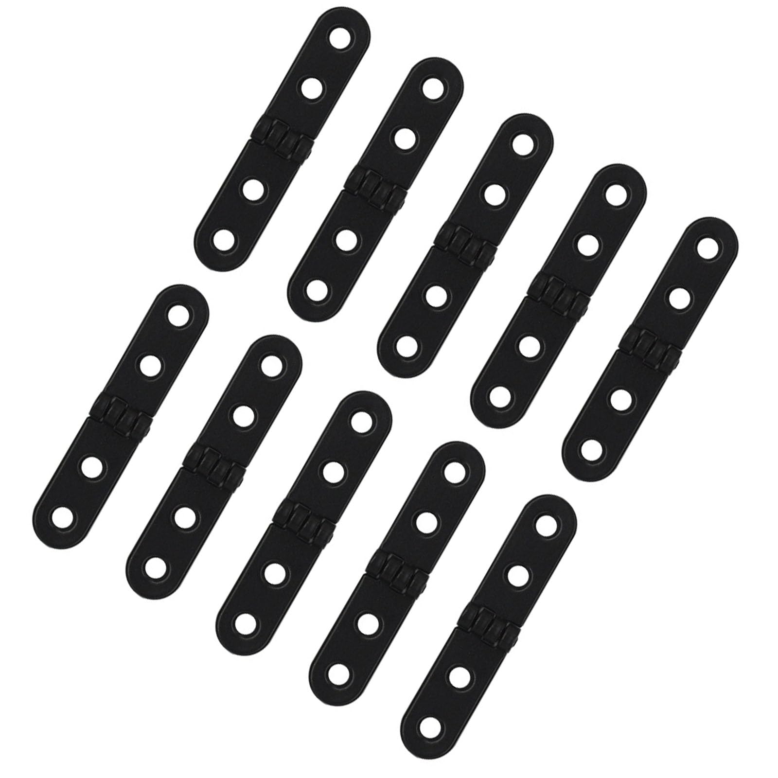 Quiet Buffer Door Hinge with Smooth Operations Heavy Type Iron Rounded Corners for Cabinets Foldable Furniture Rusts Resistant Door Hinge with Buffer