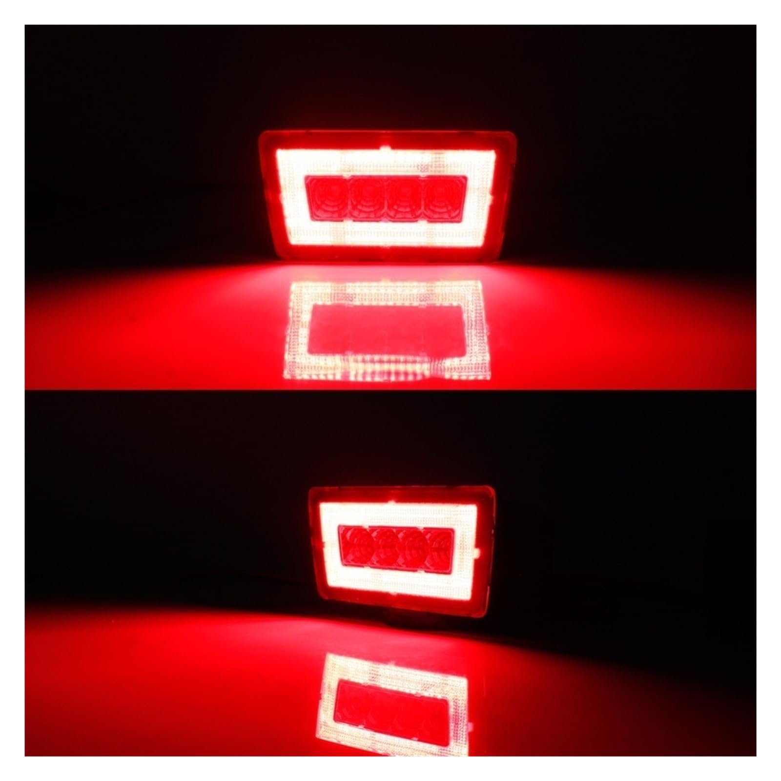 For Subaru Impreza WRX/STI XV Crosstrek Rosso e Bianco LIGHT Coda/Luce Freno Posteriore Fendinebbia Luce di Arresto Luce di Retromarcia di Backup montaggio(Smoked lens)