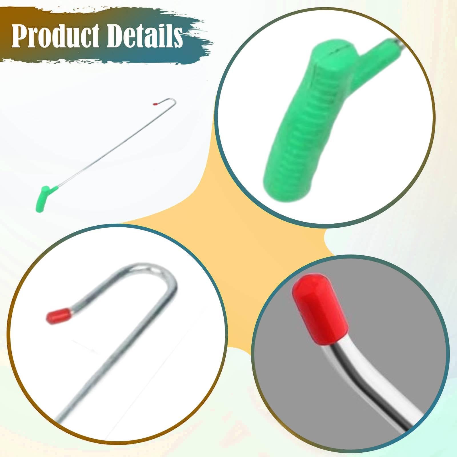 Gancho para Ovejas Herramienta de Sujeción Equipo Capturador Gancho Resistente Ergonómico Hecho de Hierro Compatible con Granjas Hogares Veterinarios, 70cm