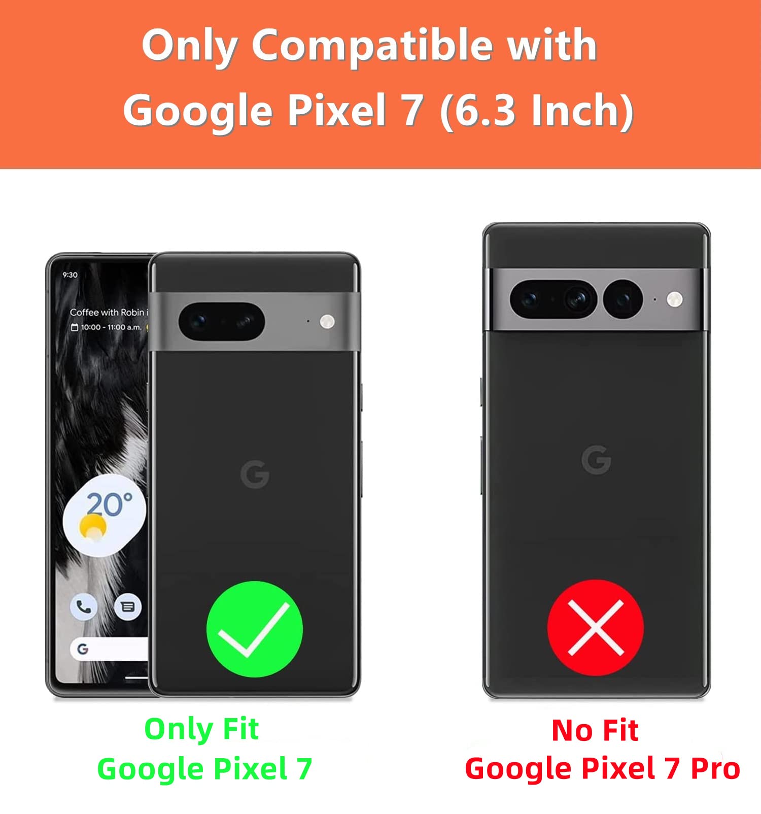 iCoverCase for Google Pixel 7 Wallet Case with Card Holder, Kickstand Feature PU Leather Case with Adjustable Crossbody Lanyard Magnetic Clasp Zipper Pocket Flip Cover (Rose Gold)