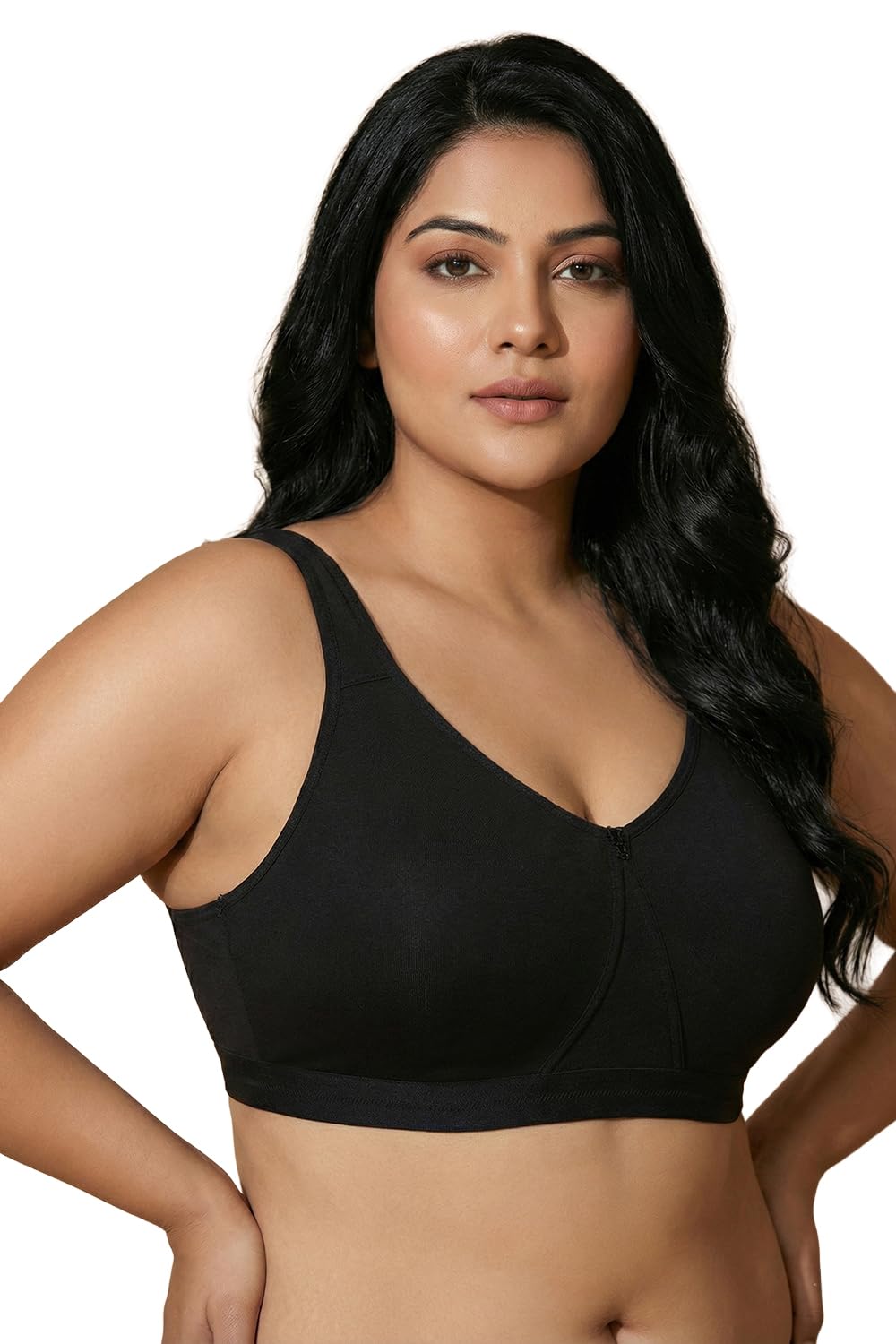 zivame True Curv Double Layered Non Wired Full Coverage Minimiser Bra-Real Teal-picture-20