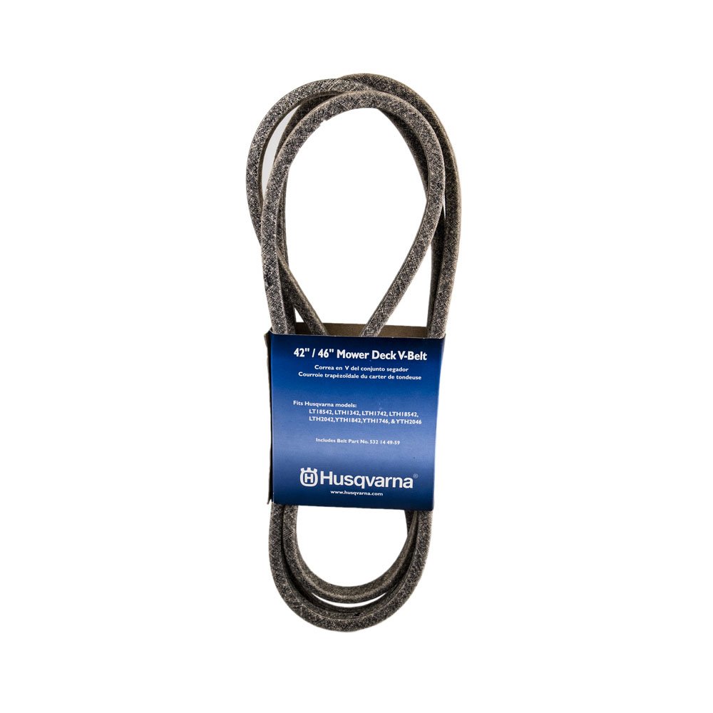 Husqvarna 531300766 Cubierta correa trapezoidal para cortacésped, 42 ", 46" y 50 cubiertas