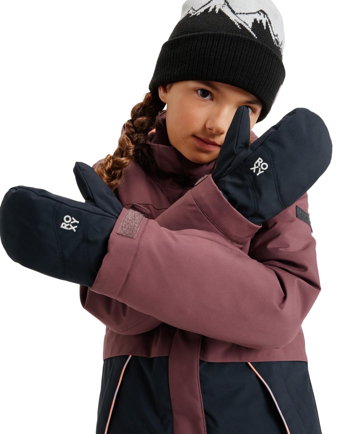Roxy Gloves JETTY GIRL SOLID MITT Girl's Black S