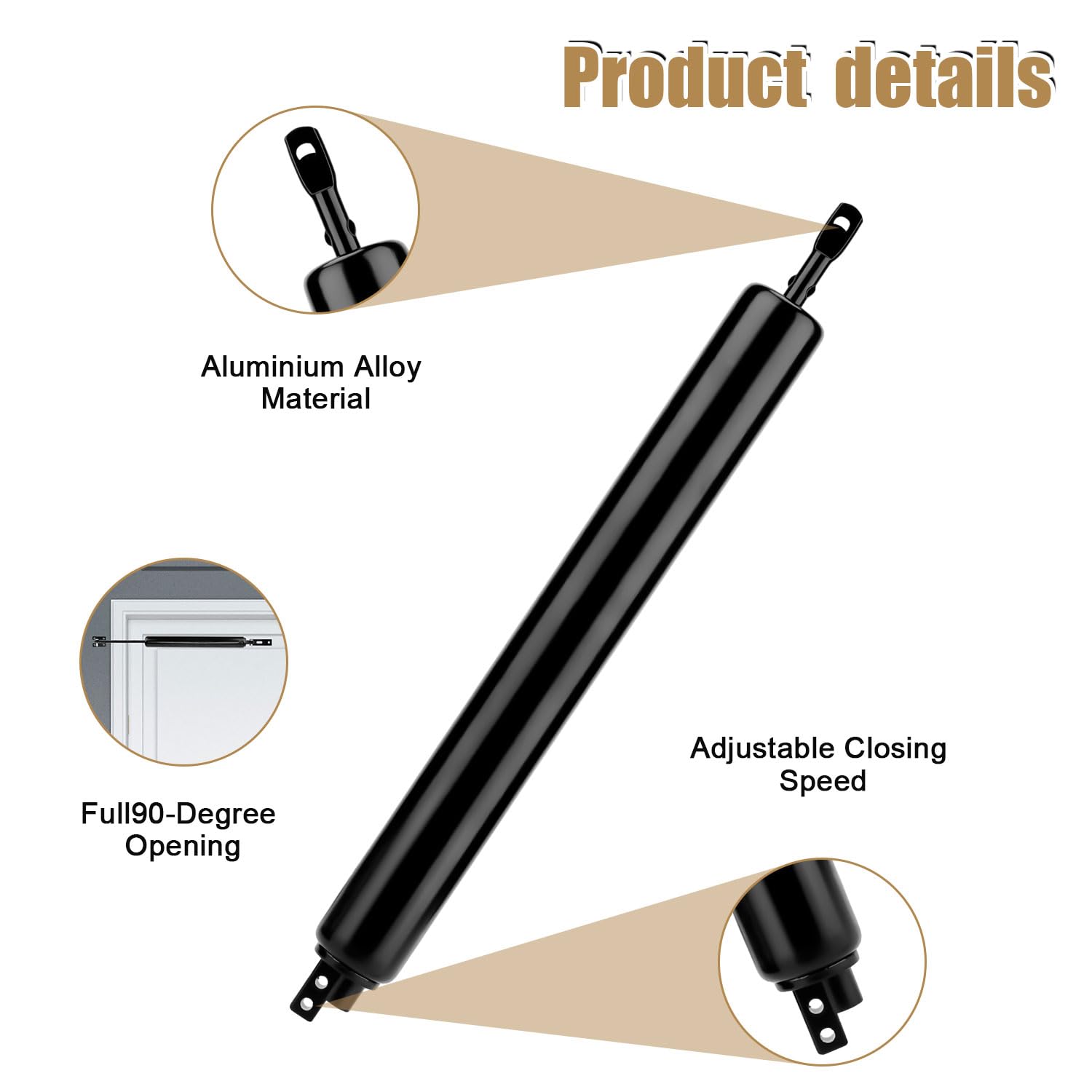 Storm Door Closer - Lasts For 10 Years | Specifically Designed For - View #2