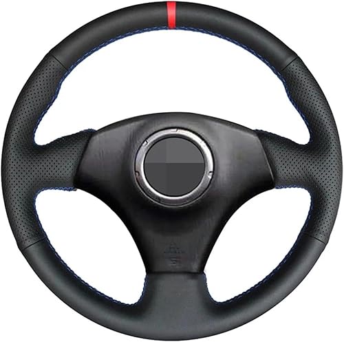 CarXs Black Artificial Leather Car Steering Wheel Cover,Fit for Toyota RAV4 Celica Matrix MR2 Supra Voltz Caldina MRS Corolla