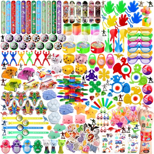 nicknack 300Piezas Relleno Piñatas de Cumpleaños Infantil, Juguetes de Fiesta a Granel, Rellenar Bolsas de Regalos, Favores de Fiesta, Piñata Cumpleaños Infantil para Niños y Niñas