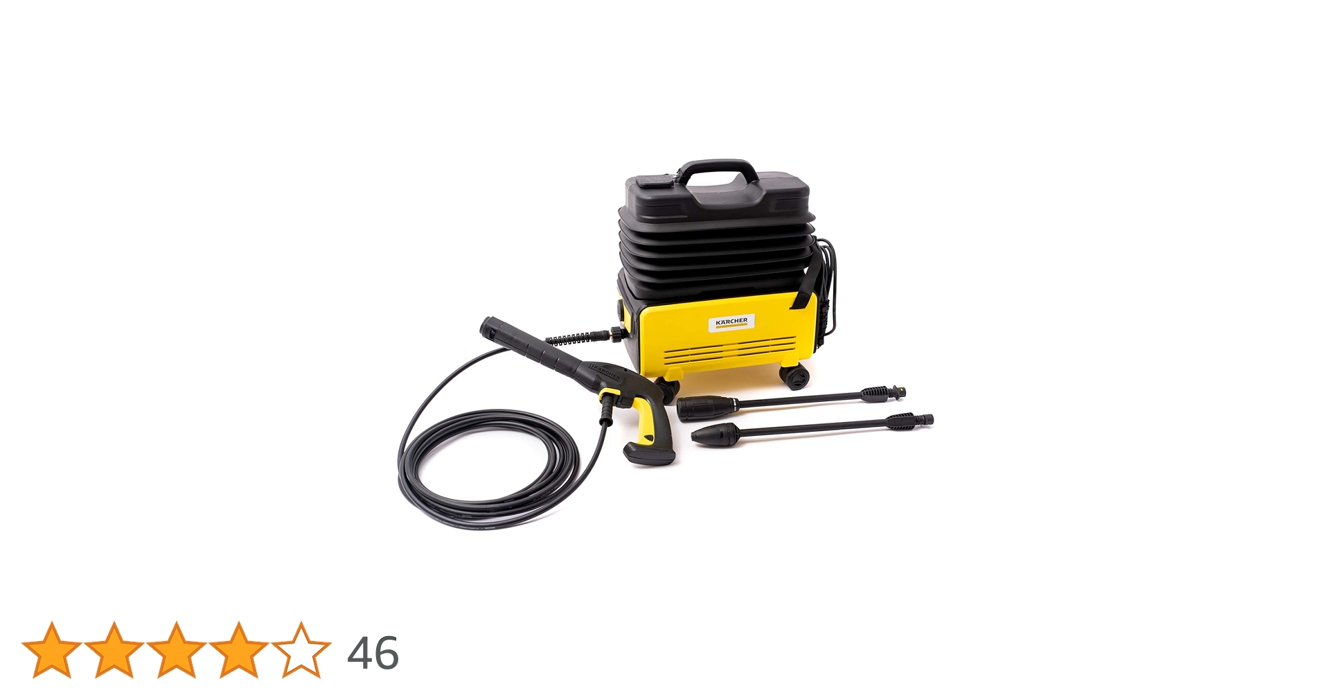 KARCHER 高圧洗浄機本体 イエロー/ブラック Amazon | ケルヒャー(Karcher) 家庭用高圧洗浄機 K2 K2 Follow Me K