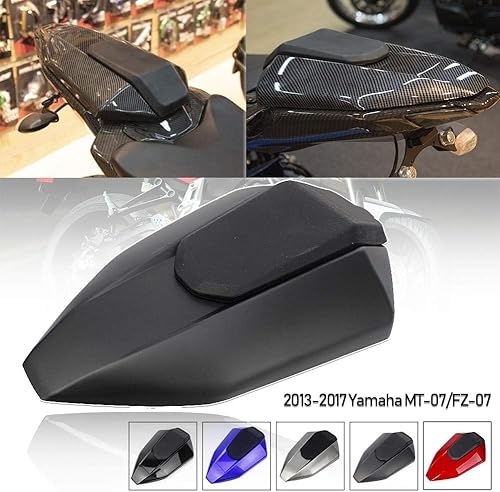 Miniatura 2 de FZ07 MT07 Accesorios Motocicleta Trasero Pillion Solo Asiento Cowl Hard ABS Motor Carenado Cubierta trasera para Yamaha FZ MT 07 FZ-07 MT-07 2013