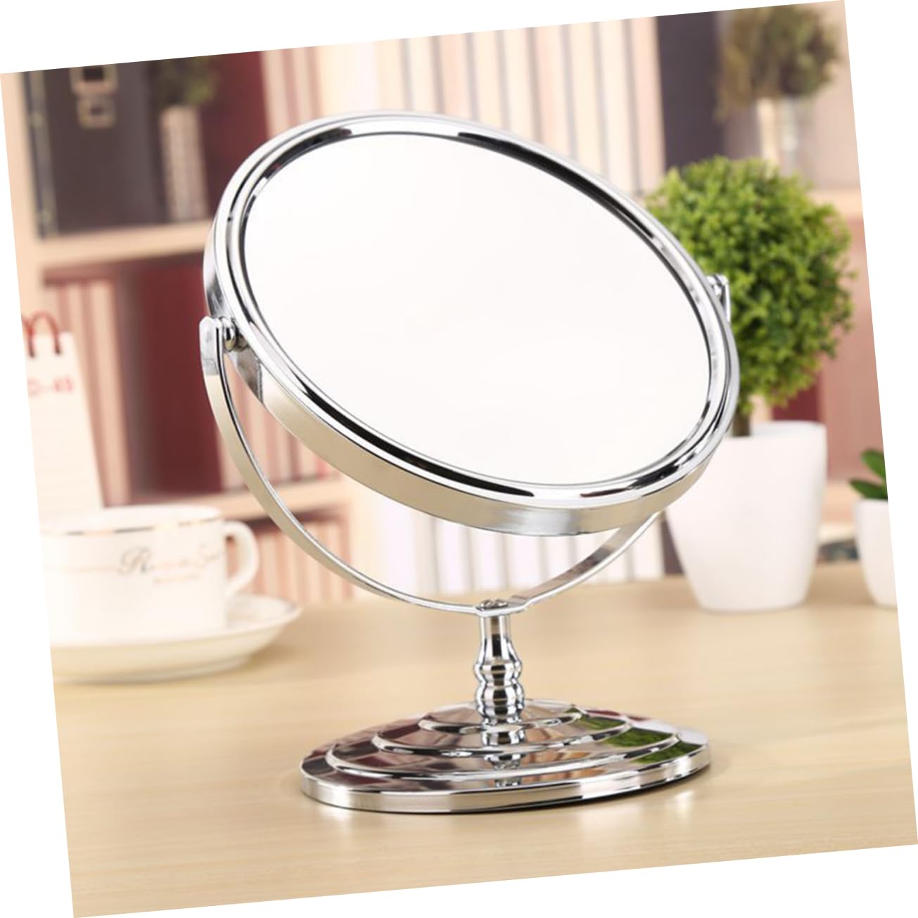 SHERCHPRY Specchio Ingranditore Per Trucco Specchio Da Toeletta Portatile Supporto Stabile e Riflessione Chiara