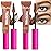 Tinted Thickening Brow Mascara,Brow Fast Sculpt,Waterproof, Transfer-proof, Brush to Fill in Eyebrows and Cover Gray Hairs - Cruelty Free (2pcs 03 Auburn &04 Rich Auburn)
