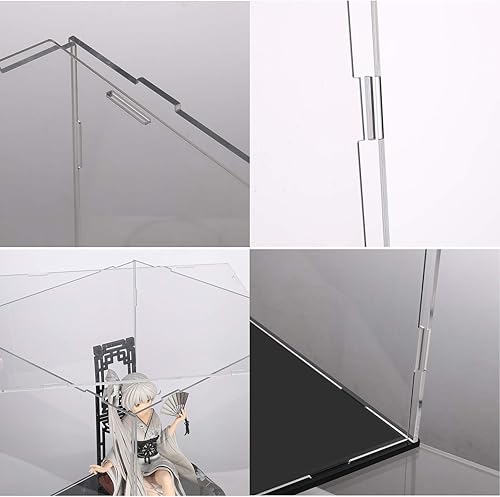 Miniatura 3 de A+ DESIGN Vitrina de acrílico transparente para coleccionar, caja de vidrio alternativo para exhibir figuras de acción, almacenamiento y