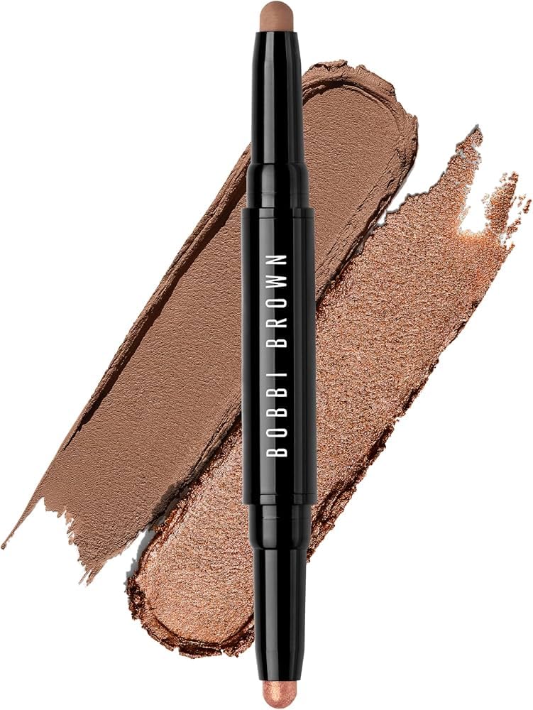 Bobbi Brown Dual-Ended Long-Wear Cream Shadow Stick | Heat Bay Lidschatten, matt, schimmernd, Metallic-Lidschatten, langanhaltend, 24 Stunden wasserfest, Lidschatten