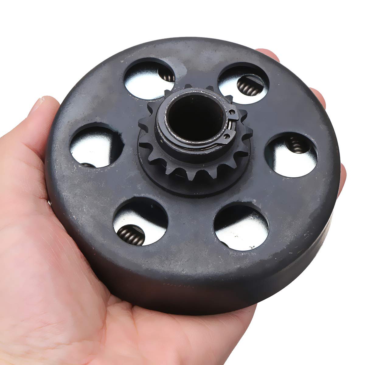 Viviance Pignone Frizione centrifuga 19mm 15T Compatibile con Honda Prokart 219 Cadet Chain Funkart