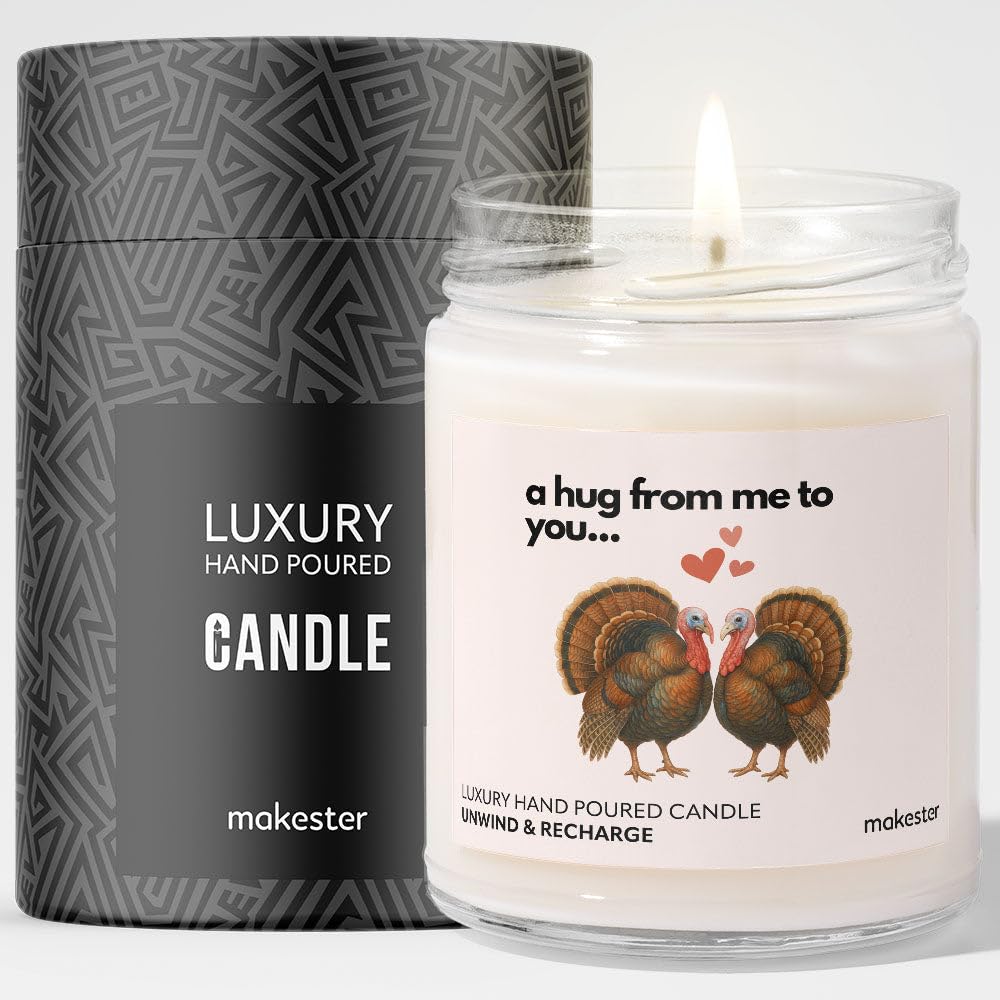 Turkey Gifts - Luxury Soy Wax Candle - Vanilla, Jasmine, Sugared Almond - Makester โ image 1