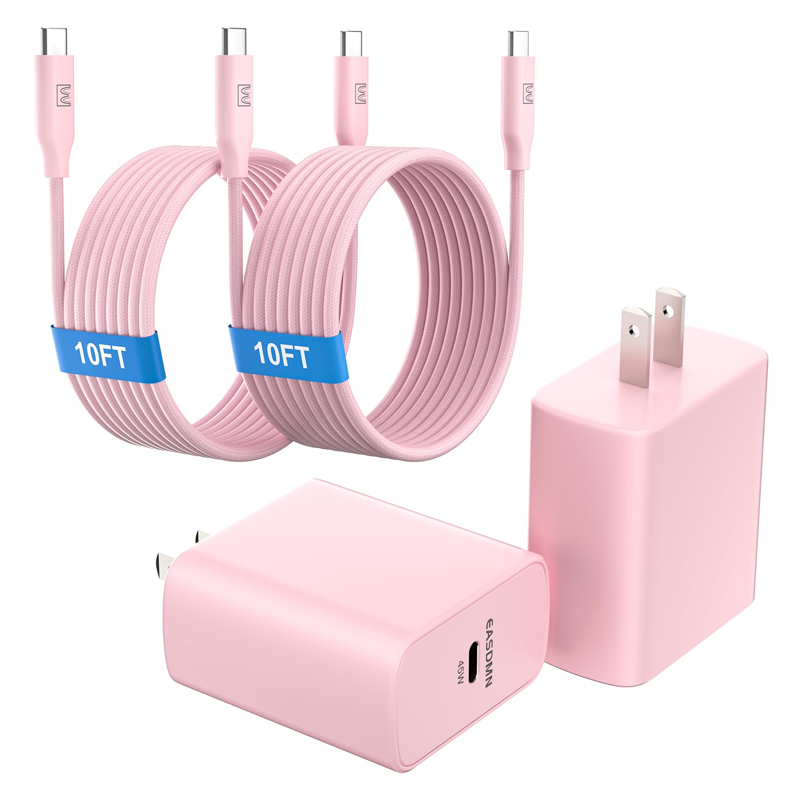 Super Fast Charger Type C, [2 Pack] USB-C Charger PD/PPS Wall Charging Block for Samsung Galaxy S26 Ultra/S25 Ultra/S25+/S25/S24/S23 Ultra/S23+/S22 Ultra/S22+/S20 Ultra, Tab S8(with 2X 6.6ft Cable) — view 19