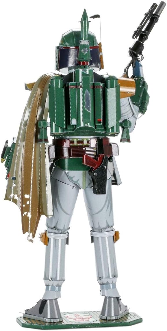 Kit modelo metálico 3D Star Wars Boba Fett miniatura 4