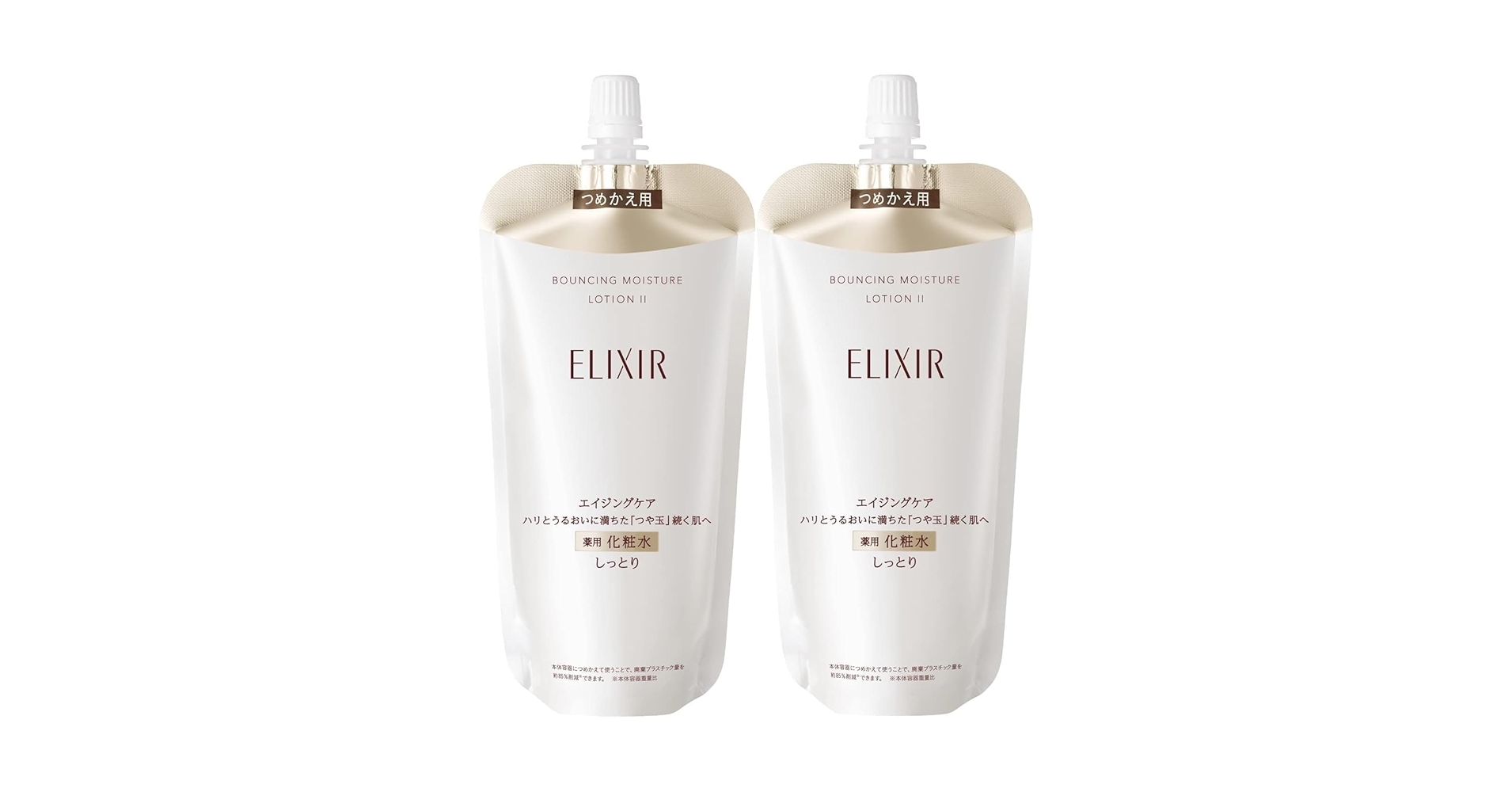 エリクシール　リフトモイストSP　化粧水2本乳液2本　とてもしっとり　つめかえ Amazon | 2個セット エリクシール シュペリエル エリクシール