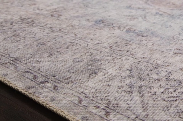 Tapete corredor Loren Loloi 2'6" x 7'6" plata pizarra miniatura 7
