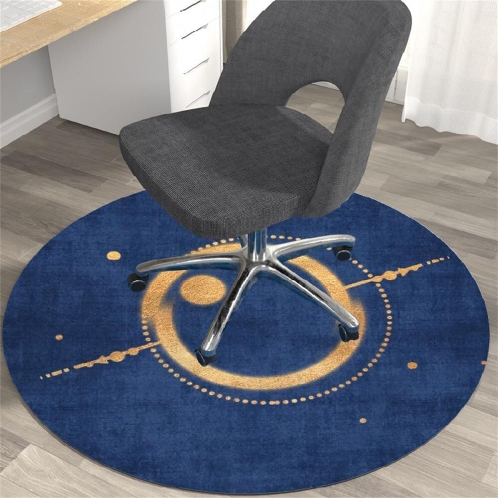 Tapis de chaise de bureau rond pour éviter les rayures de roulettes
