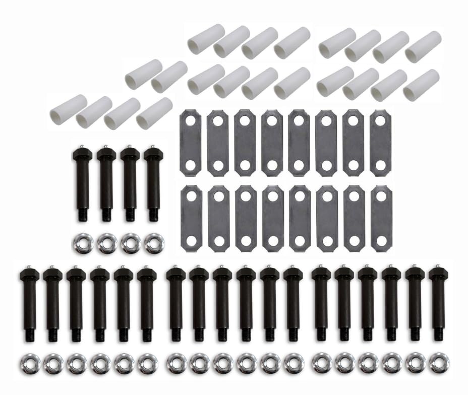 Everything for trailers, RVs and trucks and more - Greaseable Tri For Axle Trailer Spring Suspension Rebuild Kit Triple Wet Bolt (FS1XN-2365)