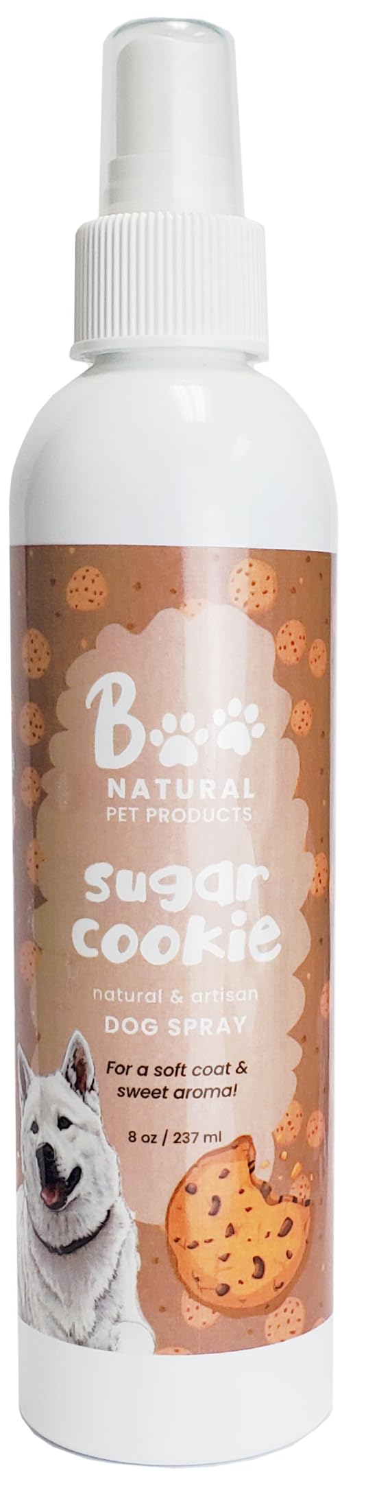 Sugar Cookie Dog Spray - For a Soft Coat & Sweet Aroma - Handmade & Natural - 8 oz