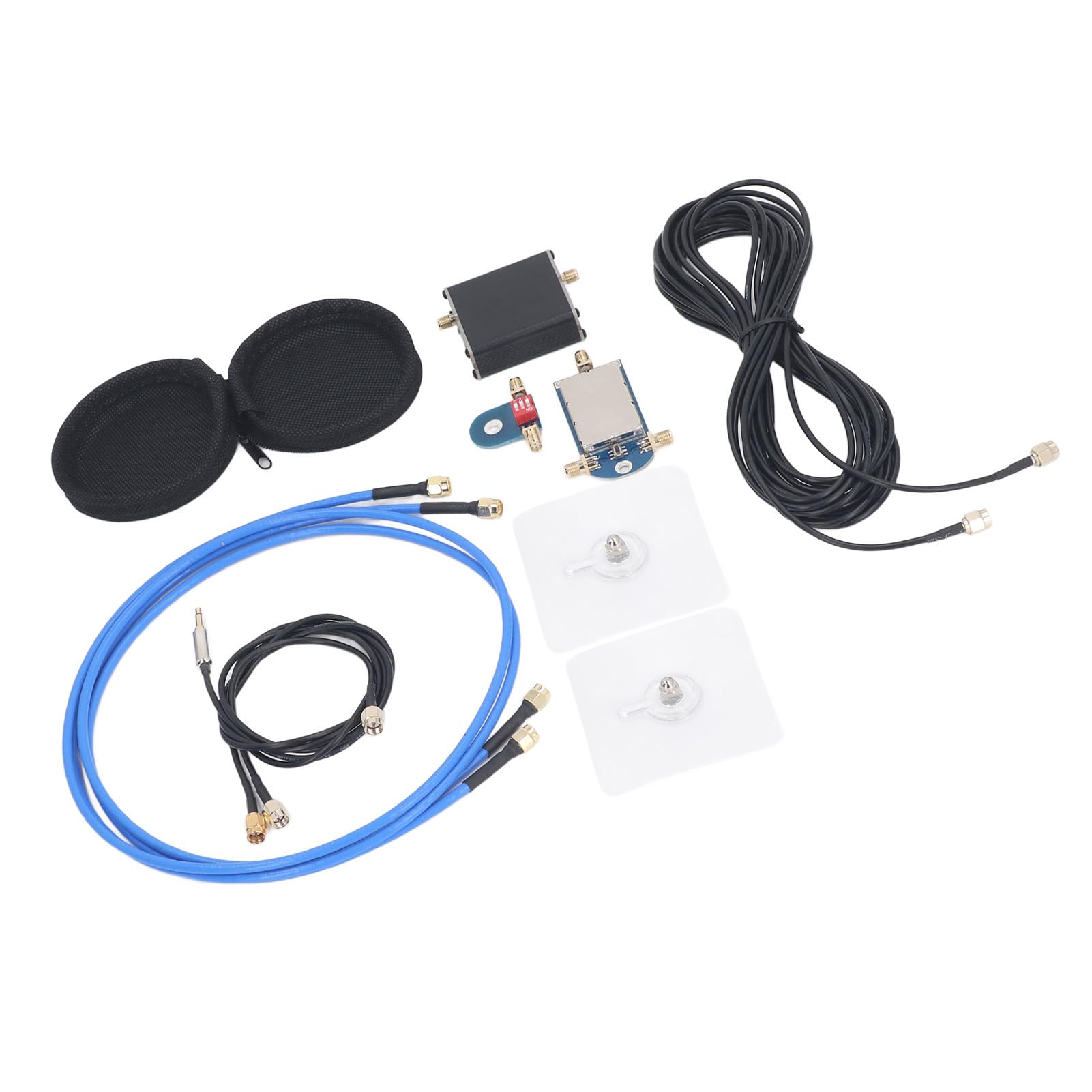 Antenna Ricevente Attiva a Loop HF AM FM VHF UHF SDR Antenna Ricevente a Banda Larga a Loop Attivo a Banda Intera Antenna Loop Piccola 5-12 V