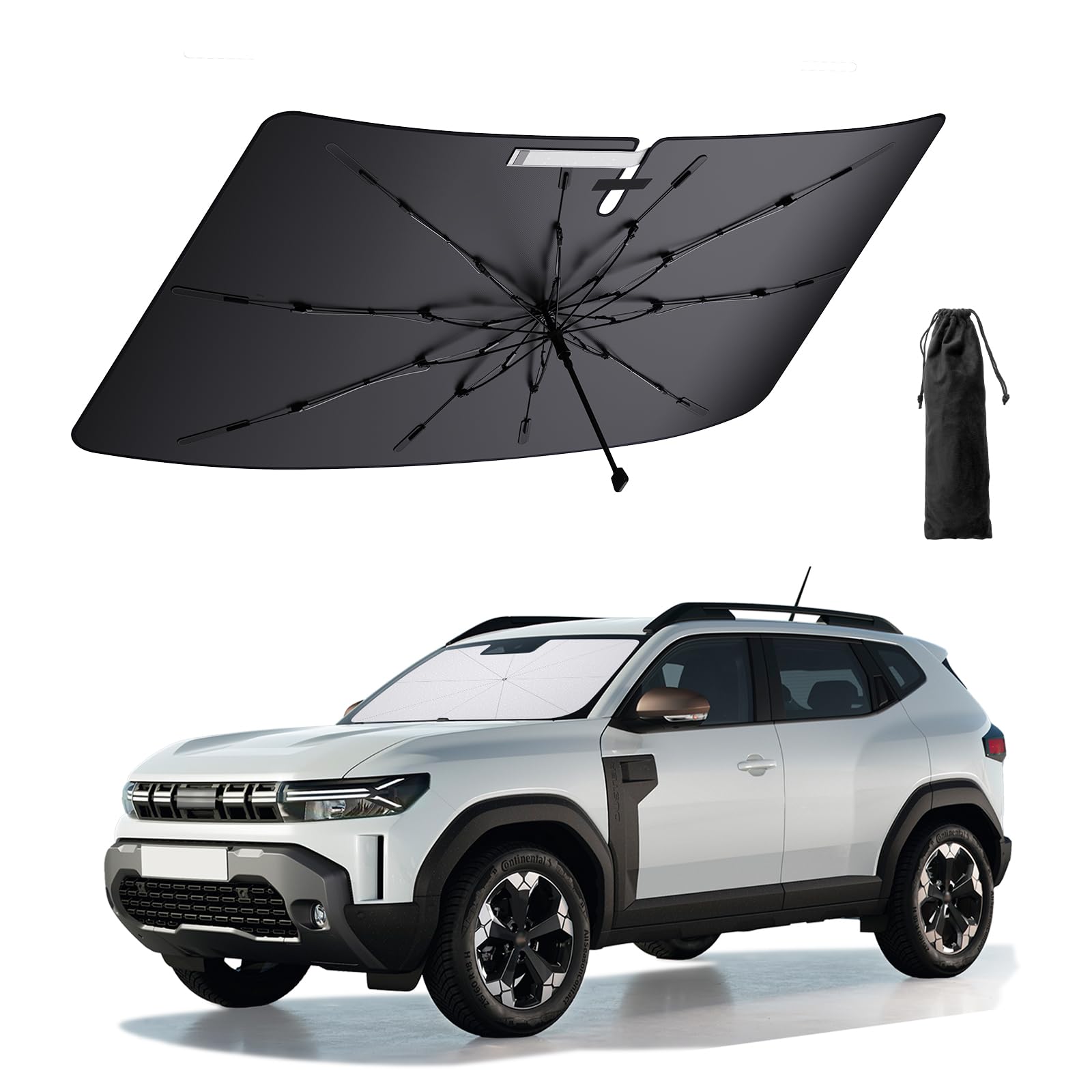 D-Lumina Pare-Brise Pare-Soleil Pour Audi A3 2014, Protection UV, Pliable Et Portable