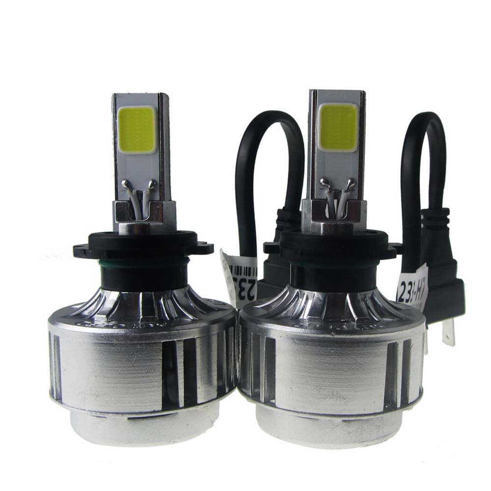 2 x 33 W 12 V LED 3000LM 6000 K faro bombilla Kit de conversión H7 super bright