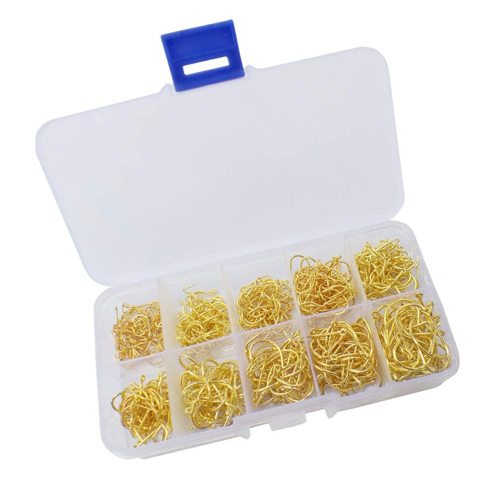 Buy Wetest Upgraded Fishing Hooks Set High Carbon Steel Jig Bait Sharp