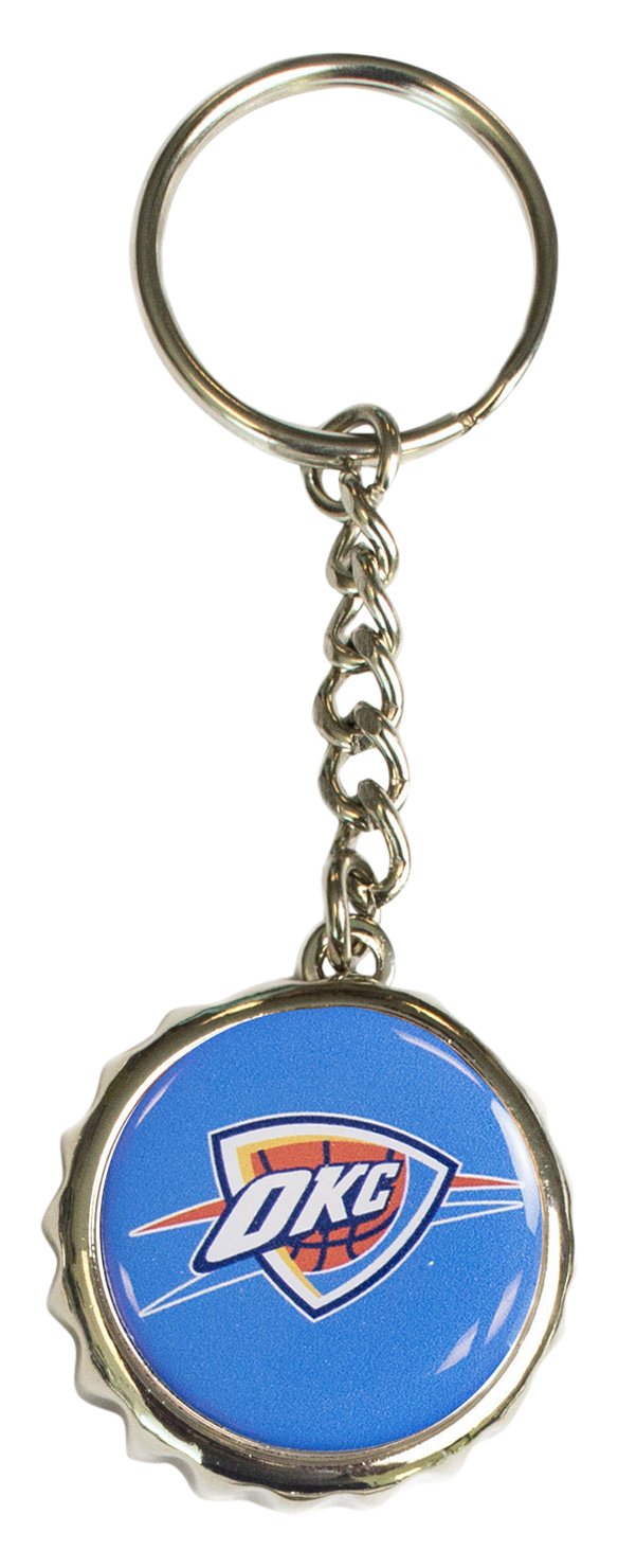 Pro Specialties NBA Sculpted Bottle Cap Key Chain with Opener