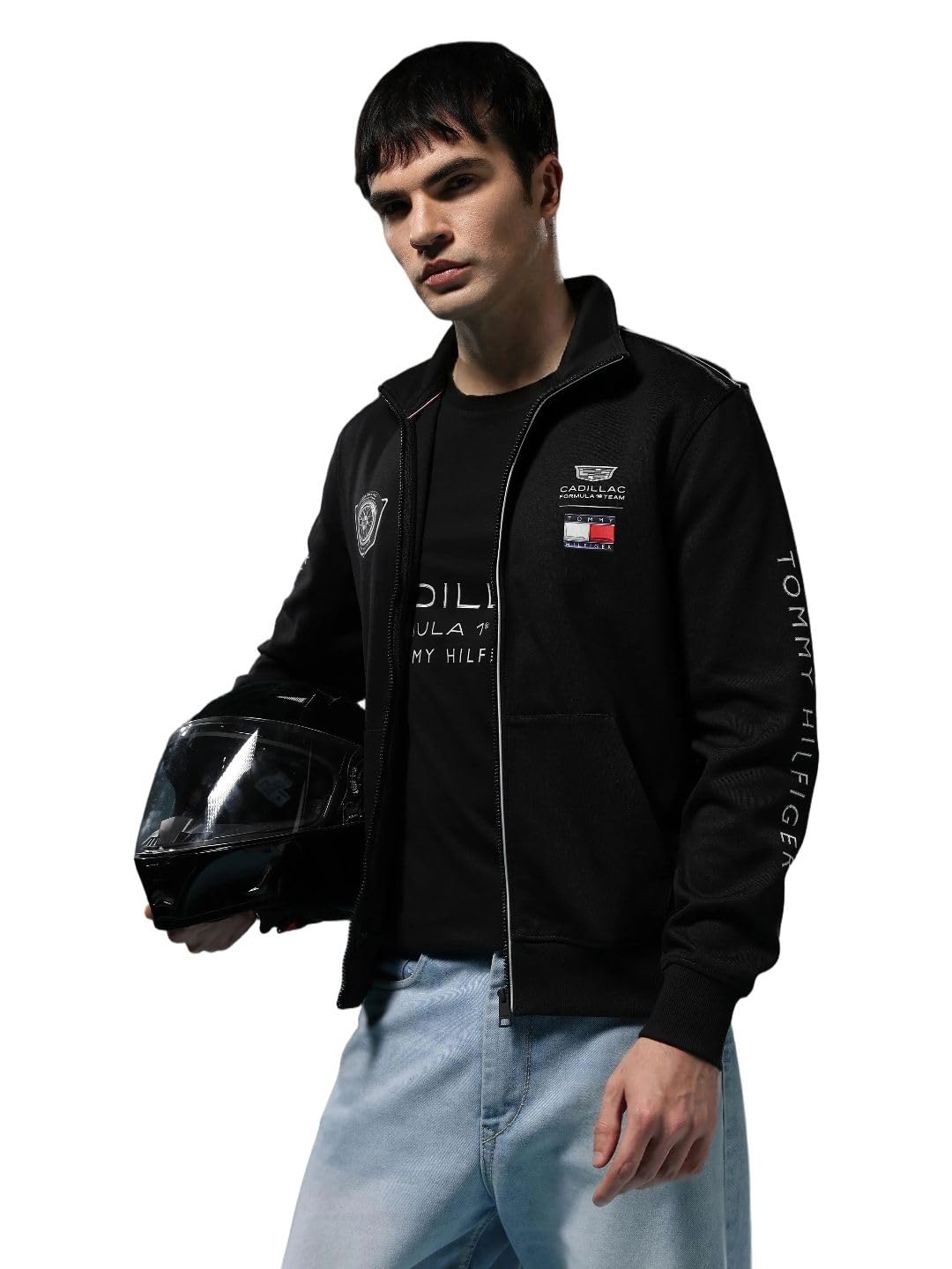 tommy hilfiger F1 cadillac typographic regular fit cotton jacket-picture-10