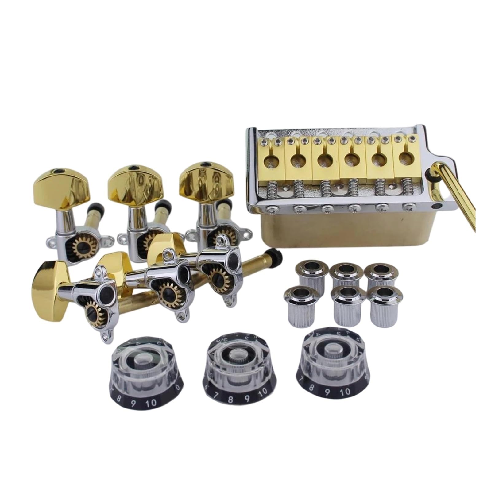 Un Juego Completo De Accesorios Para El Kit De Instalación De Puente De Guitarra Vibrato | Puente de guitarra(Set of CR knob)