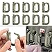 BOOSTEADY 10 Stück Taktische Tasche Clip Strap Set D-Ring Karabiner für Taktische Rucksack Molle Tasche Schulranzen Schulrucksack Rucksack universal