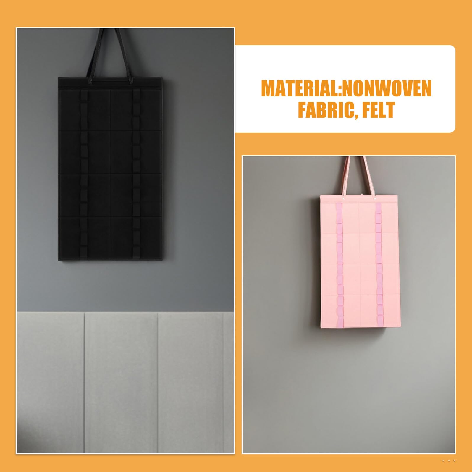 2 Pezzi Espositore Cinture Arti Marziali da Parete Nero e Rosa Organizer Karate e Taekwondo per Cinture Supporto Facile da Installare per Casa e Palestra