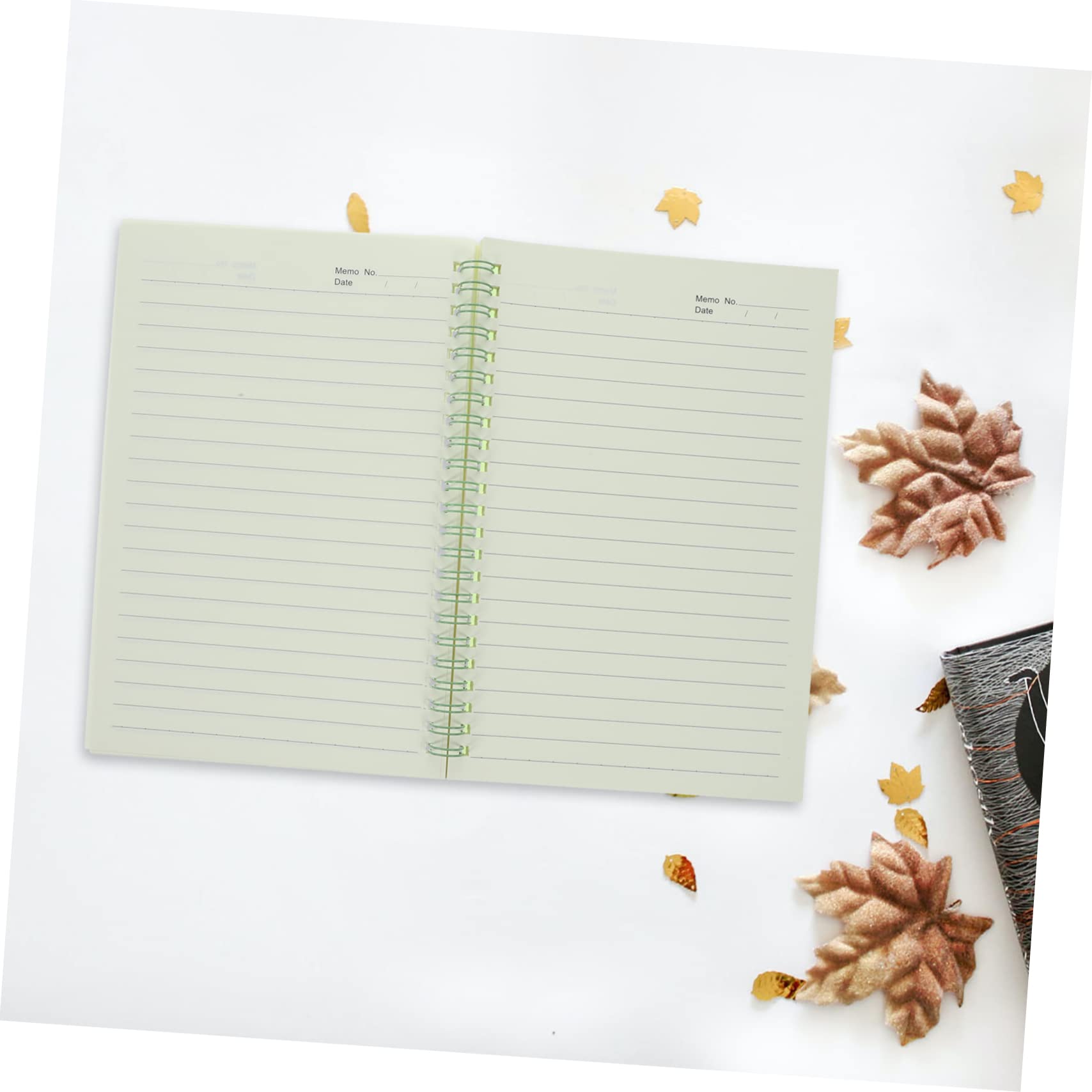 NUOBESTY 4 Piezas Libro de Bobinas Retro Cuaderno Espiral Libreta Bonita de Material Cuaderno Espiral Útiles Escolares para Tomar Notas Trabajo