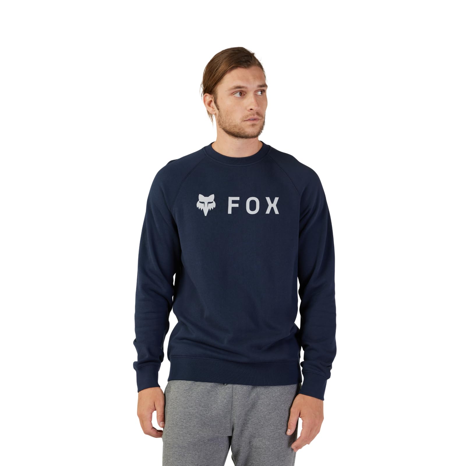 Fox Racing - Absolute Fleece Crew, Fleece, Midnight, L Blue