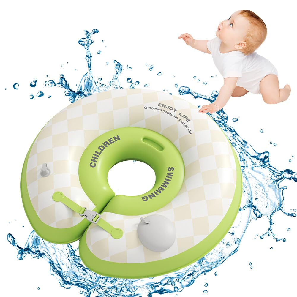 KUWUNG Anillo la Natación del Cuello Bebé, Baby Flotador (0–9 Meses), Cuello Flotador, Ayuda de natación para Lactantes de 7 a 15 kg