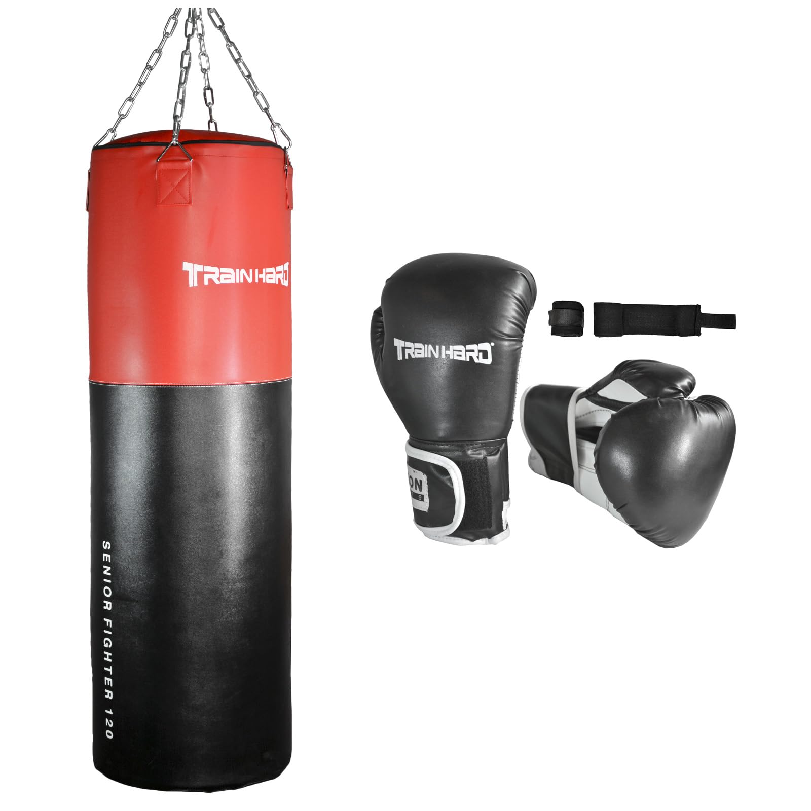 Hansson Sports® Boxset Boxsack 80/100/120cm lang Boxhandschuhe Bandage