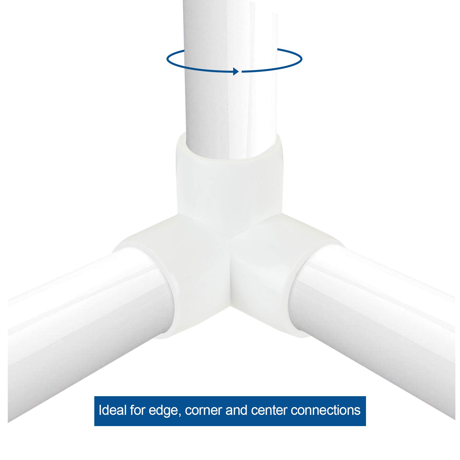 Snapklik.com : 24-Pack PVC Elbow Fittings, 1/2