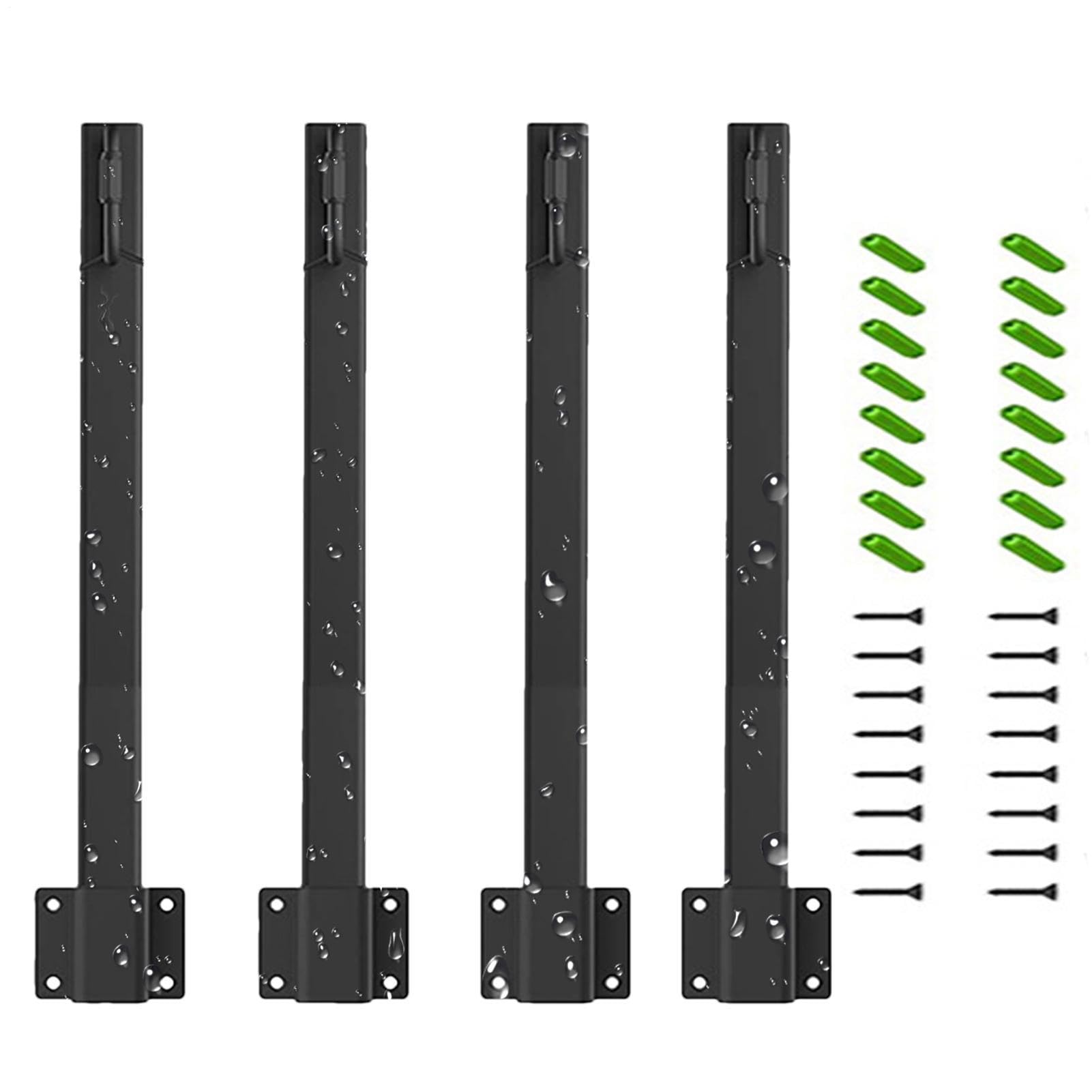Postes Para Luces De Cuerda Para Exterior Juego De 4 Postes Soportes Para