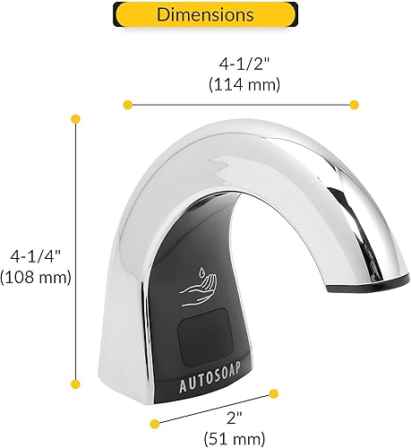 Miniatura 2 de Brixwell QLWZ-001 One Shot - Dispensador de líquido cromado