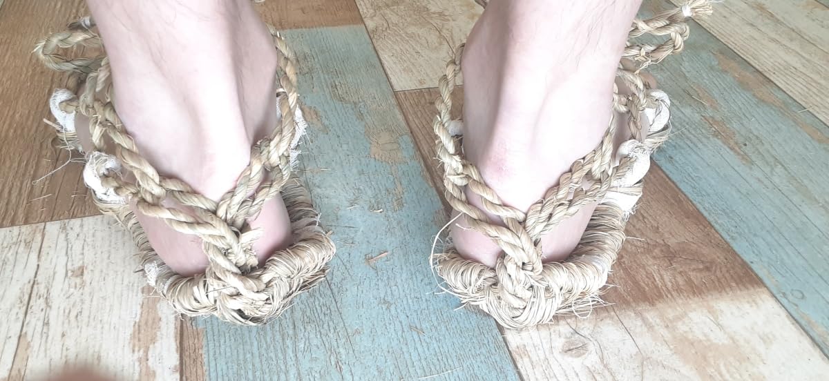 茶道具 路地草履 数寄屋草履 わらじ 10足組 わらじ 白布付き 並 10足セット 日本製 /即納/＊熟練の職人が一