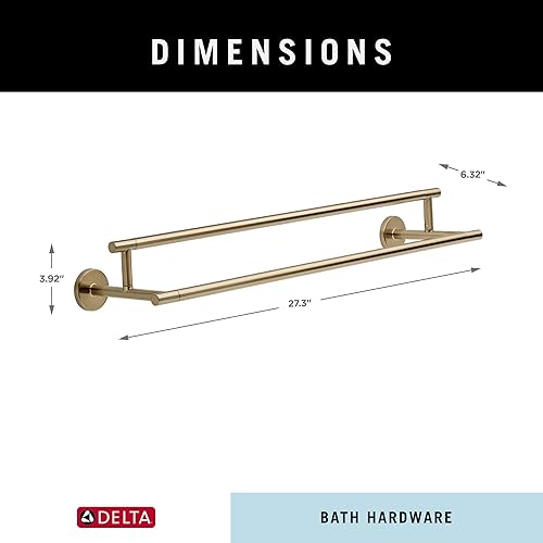 Miniatura 7 de Delta Faucet 75935-SS Trinsic – Gancho para bata, acero inoxidable Champagne bronce,Cromado,Mate negro,Inoxidable,Bronce veneciano