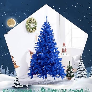 Amazon.co.jp: クリスマスツリー 豪華なダークブルー暗号化